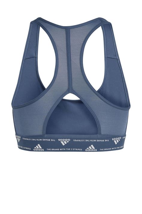 adidas sportbh licht blauw|ADIDAS PERFORMANCE Bustier Sport bh in Lichtblauw.